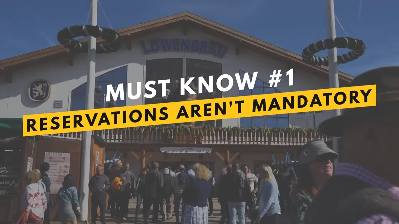 Oktoberfest Ticketpreise und Reservierungsplanung in Muenchen