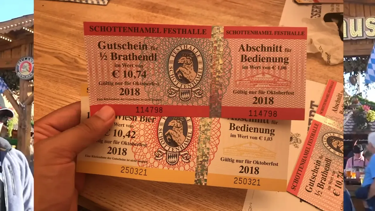 Verschiedene Oktoberfest Ticket- und Reservierungsoptionen fuer Besucher
