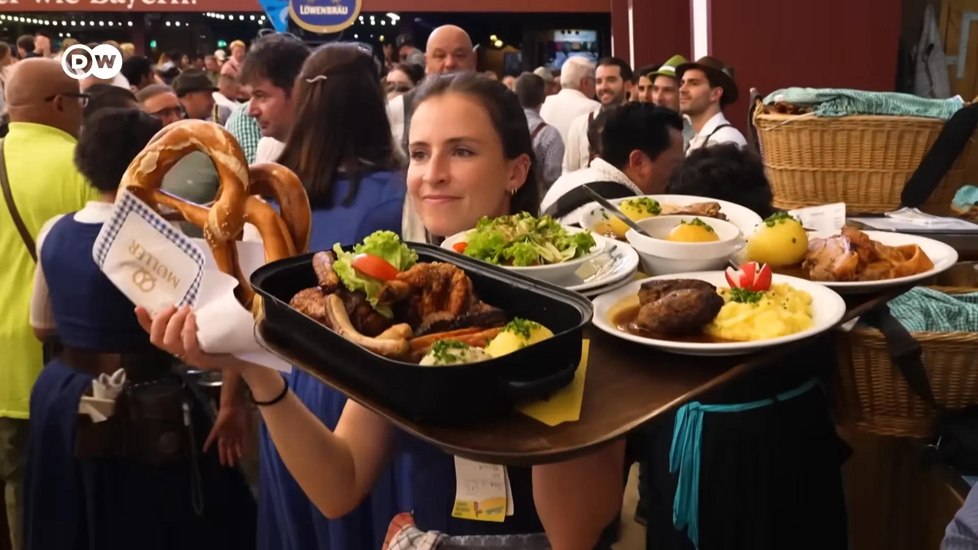 Essen und Trinken auf dem Oktoberfest